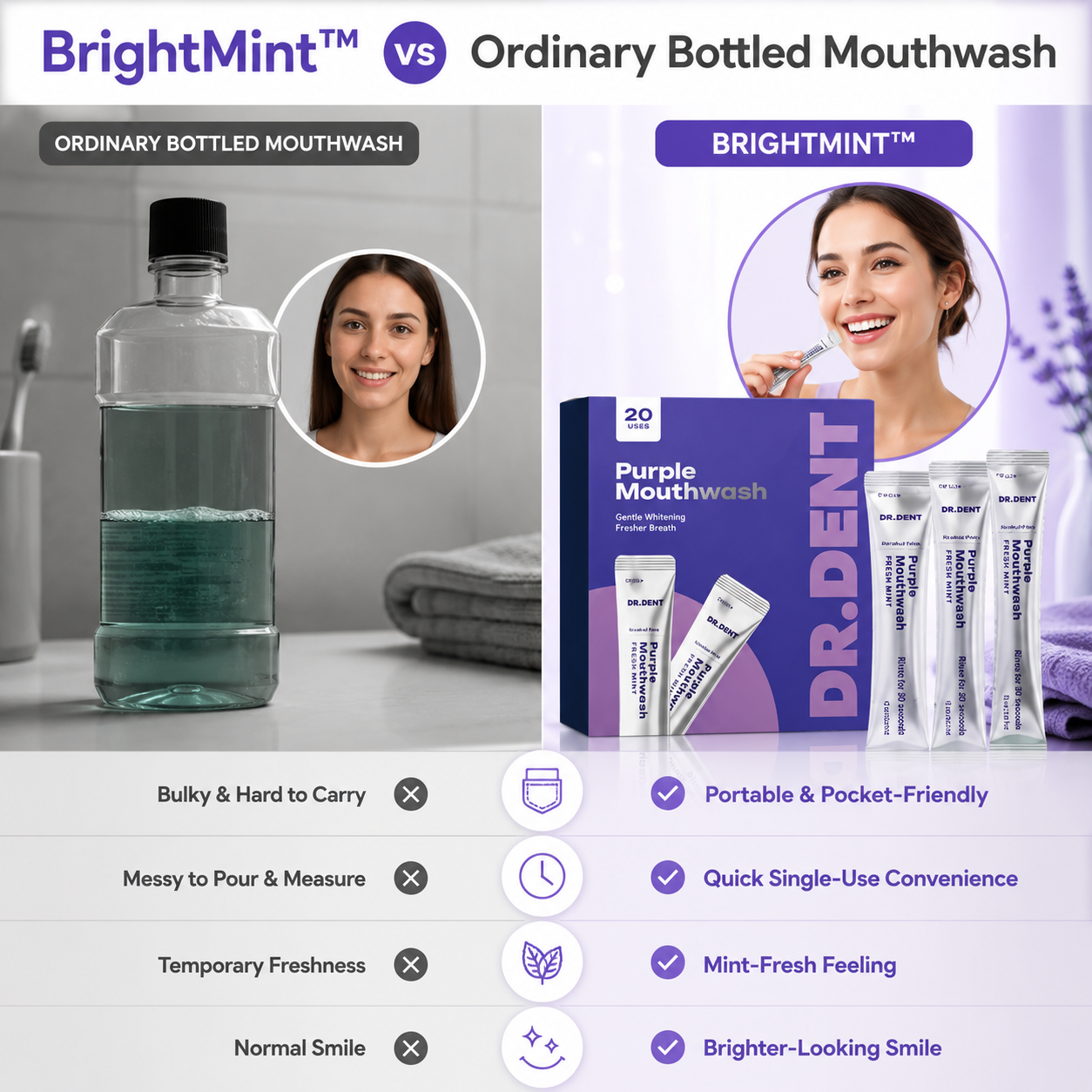 BrightMint™ — Reveal a Brighter-Looking Smile