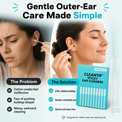 CleanTip™ Sticky Ear Cleaners
