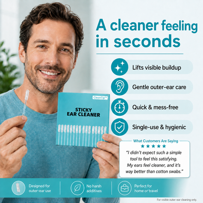 CleanTip™ Sticky Ear Cleaners