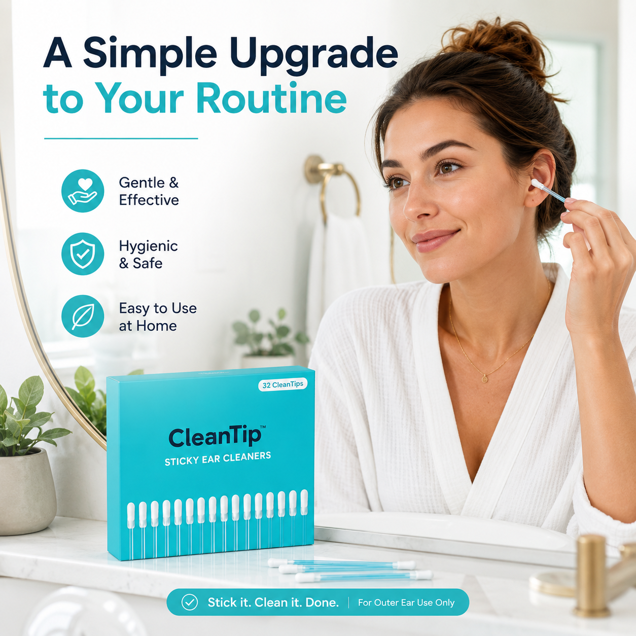 CleanTip™ Sticky Ear Cleaners