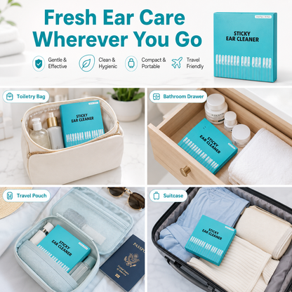 CleanTip™ Sticky Ear Cleaners