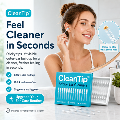 CleanTip™ Sticky Ear Cleaners