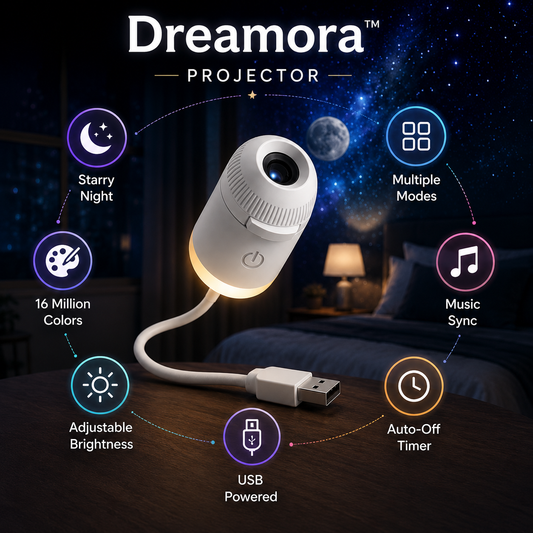 Dreamora™ Projector-Escape Into A Sky Full Of Wonder ✨