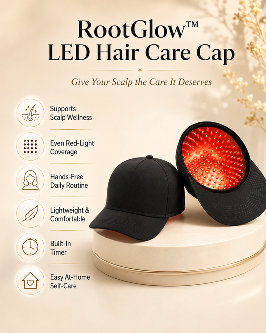 RootGlow™ LED Hair Care Cap-Give Your Scalp the Care It Deserves