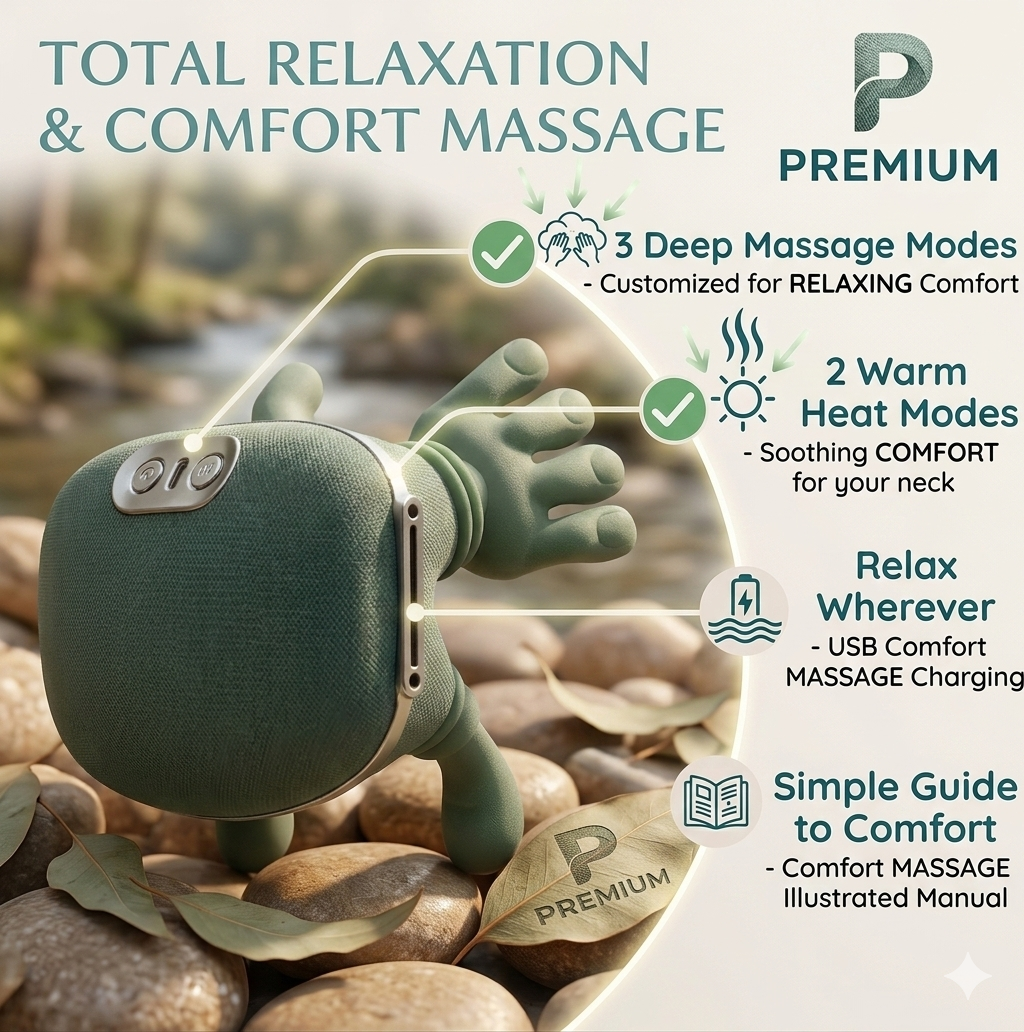 Gohommie ComfortPulse™-Neck Tension to Deep Relaxation